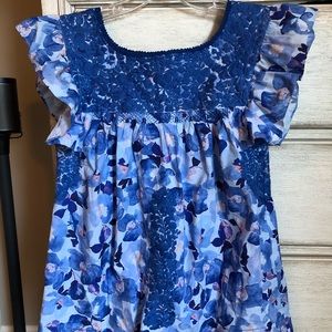 Mi Golondrina - Blue Floral Soledad